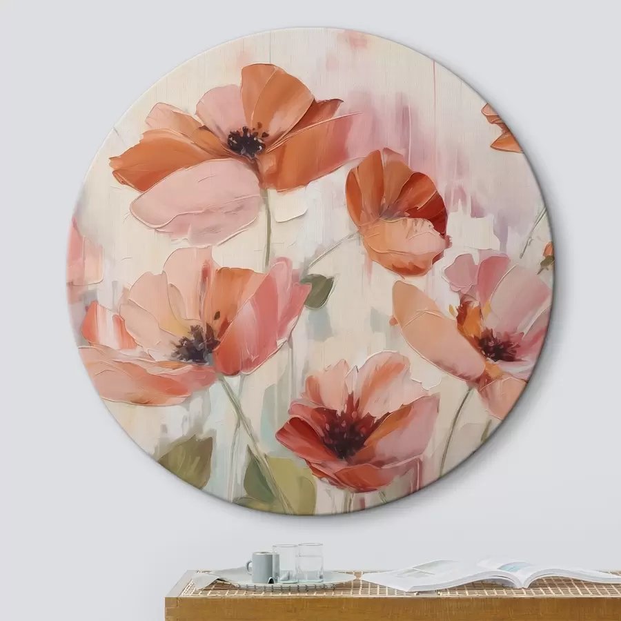 Glezna Abstraktā magones imitācija glezniecība r42956