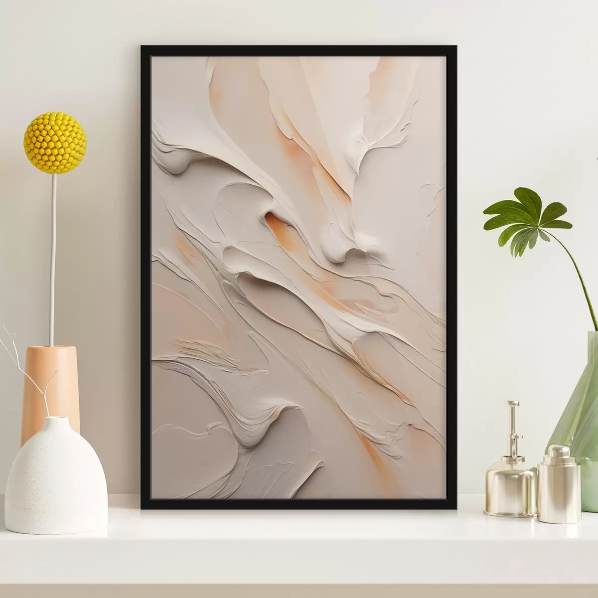 Plakāts Krāsu triepienu imitācija abstrakcija f42959