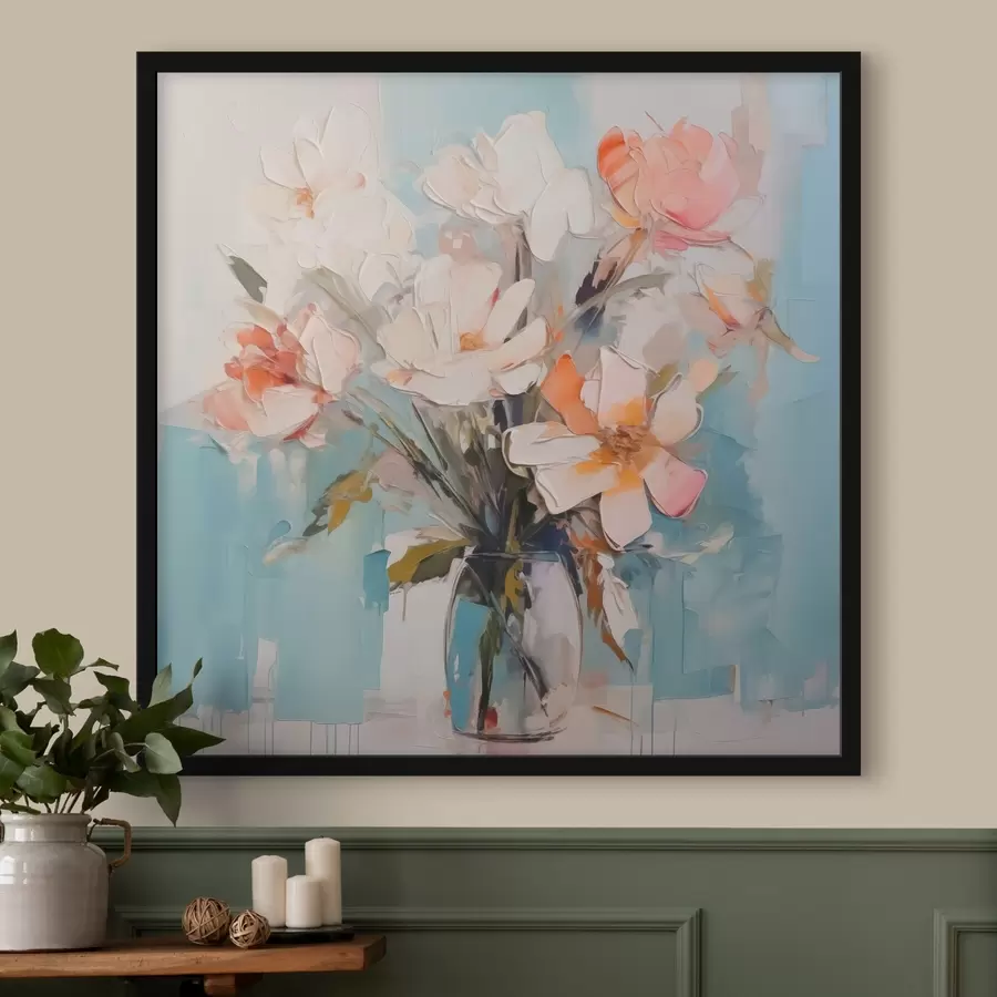 Fototapetes Abstraktie ziedi vāzē f42965