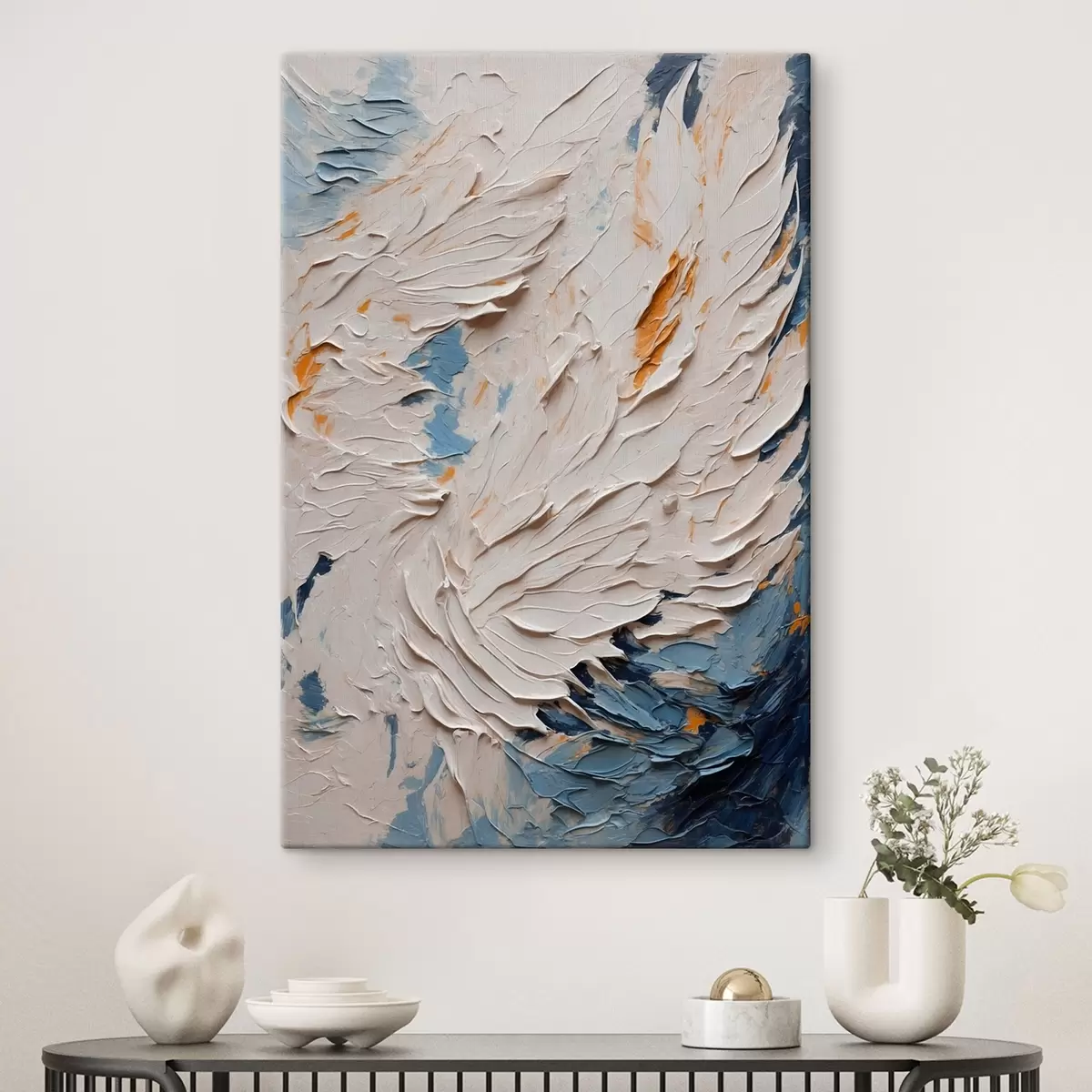 Glezna Abstraktais spārns eļļas gleznošanas stilā s42761