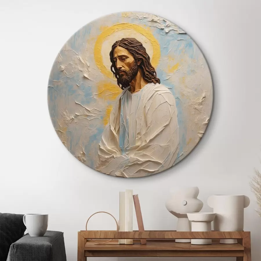 Fototapetes Jerur Chrirt in rtyle eļļas glezna r42768