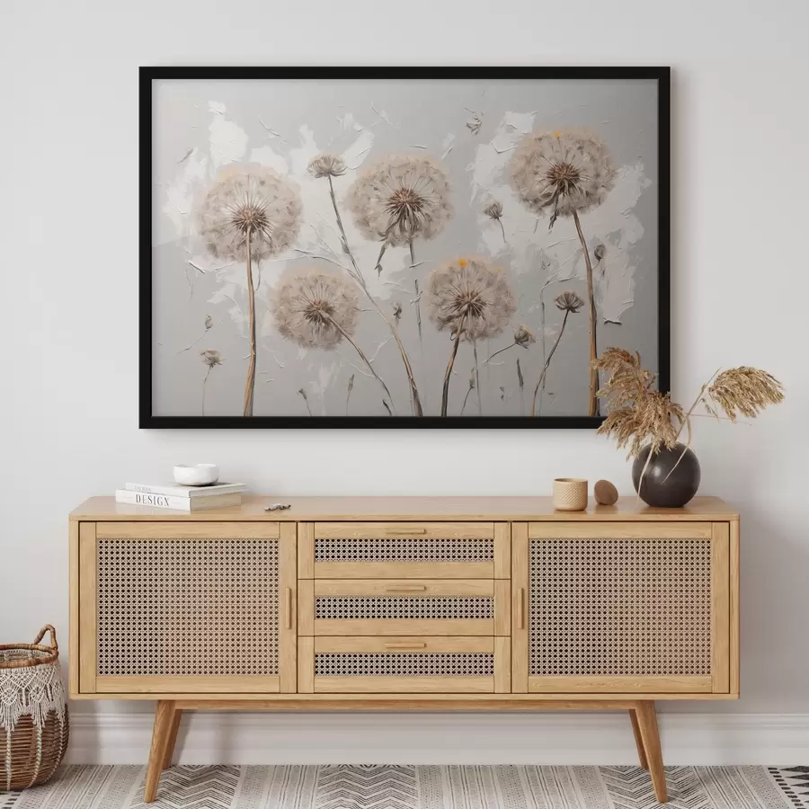 Glezna Pienene akfīlijas glezniecības stilā f42762