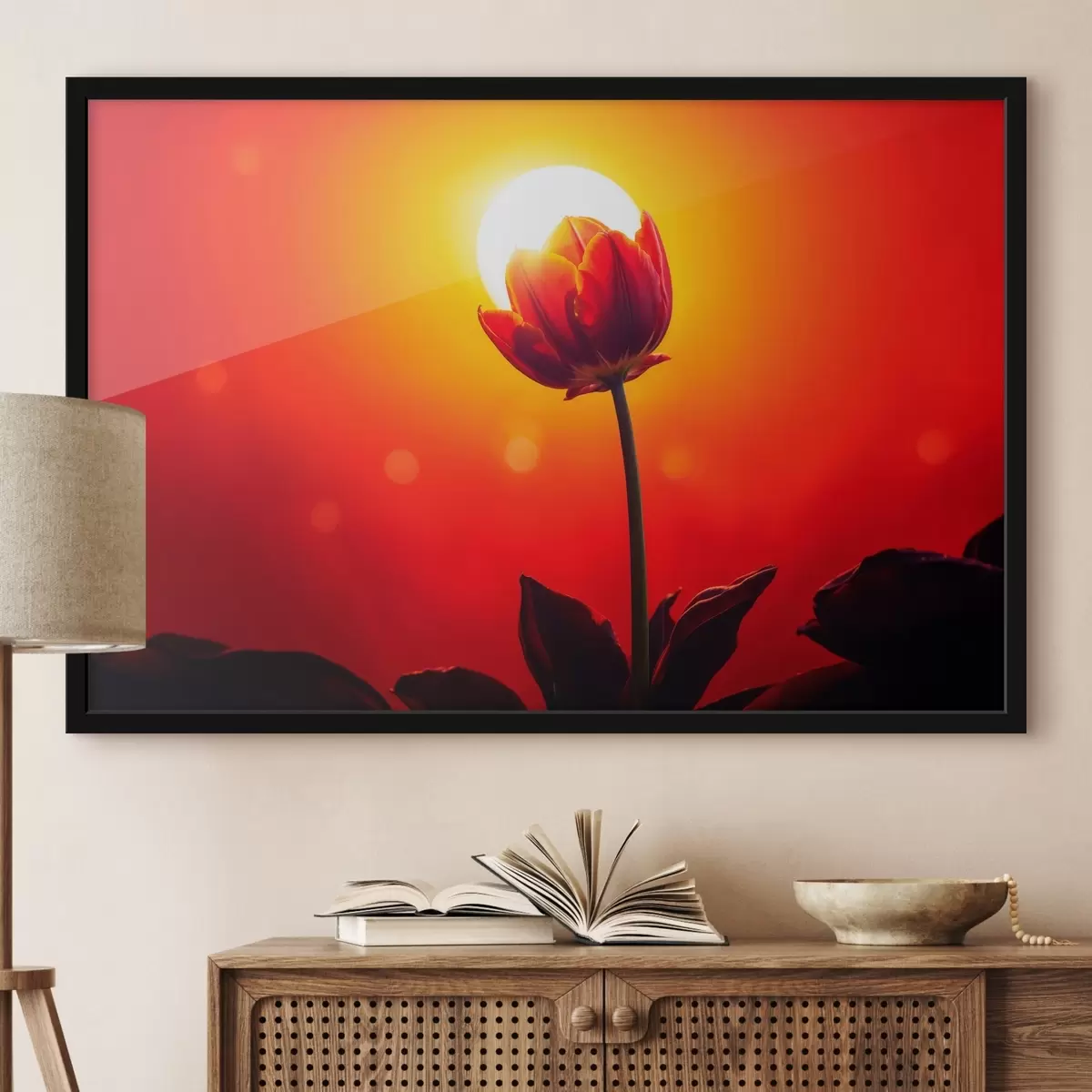 Plakāts Tulpe uz funfet atpakaļ atrasts f42922