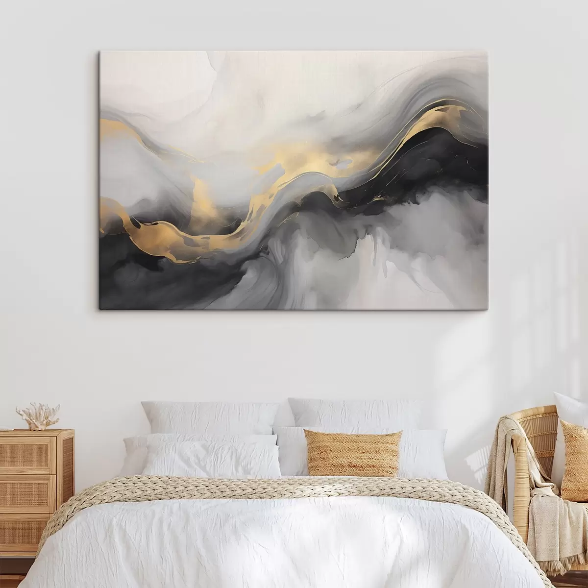 Glezna Akvareļa imitācija, abstrakcija s42889