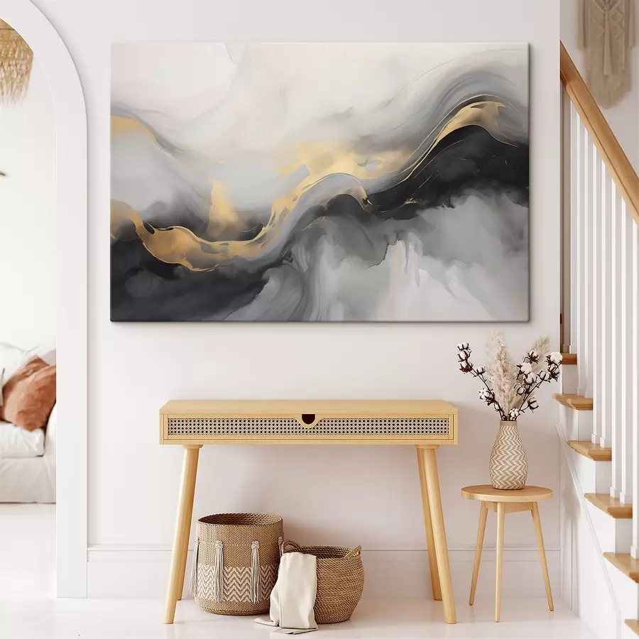 Glezna Akvareļa imitācija, abstrakcija s42889