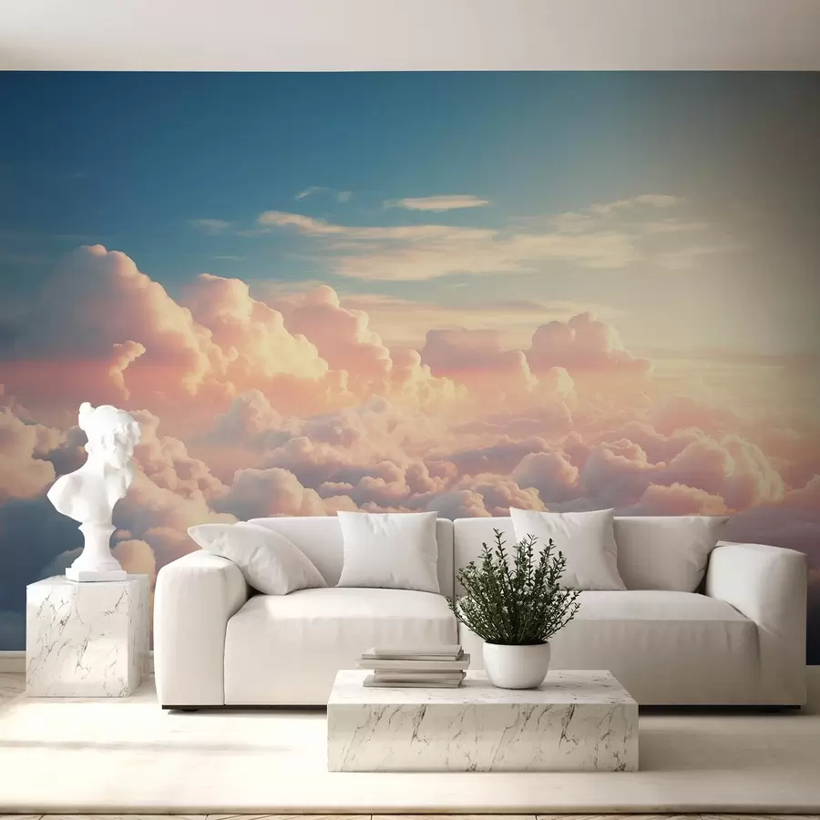 Fototapetes Delikātie mākoņi debesīs w08803