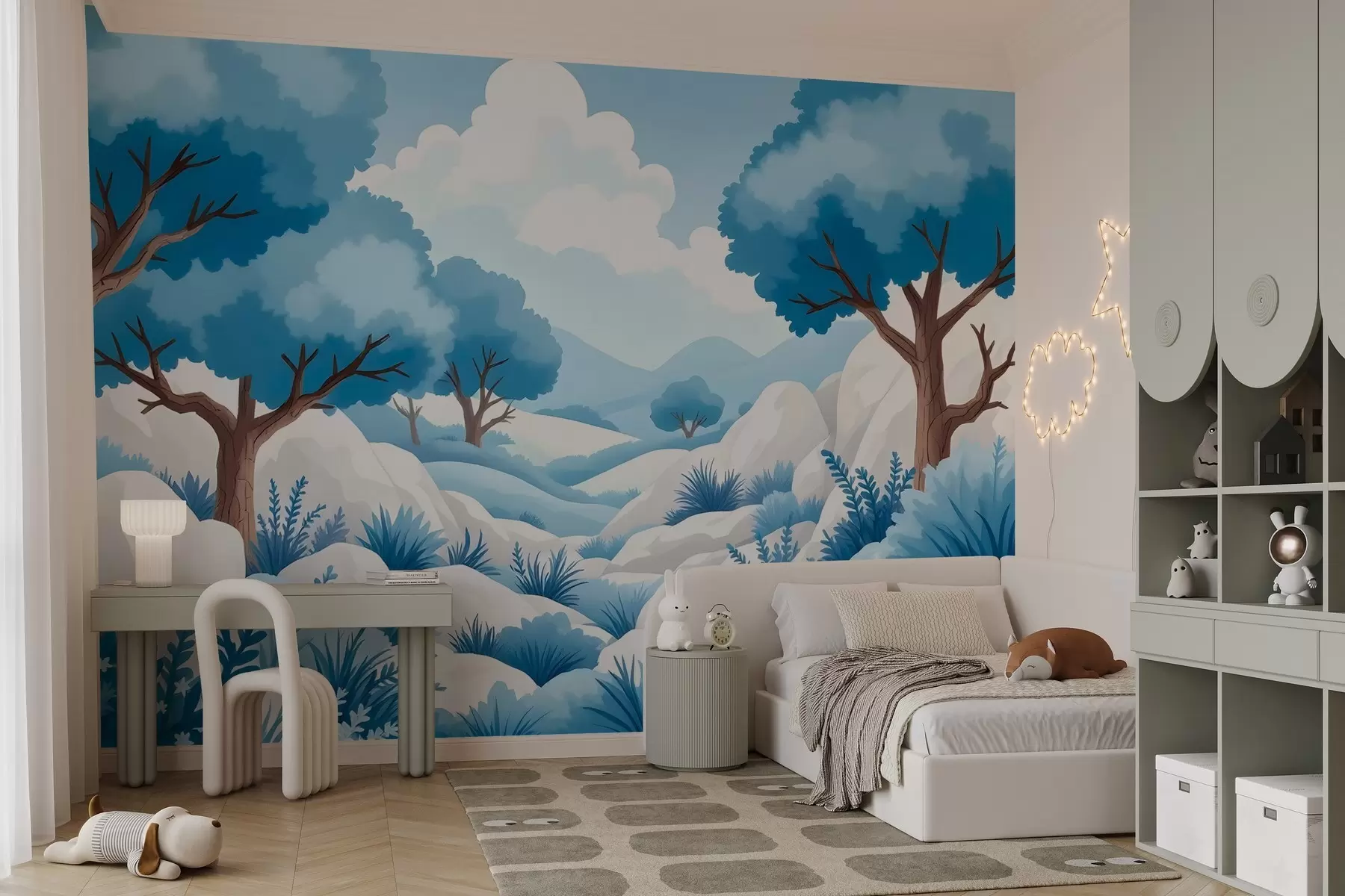 Fototapetes Izvilkta spilgta ainava w03206