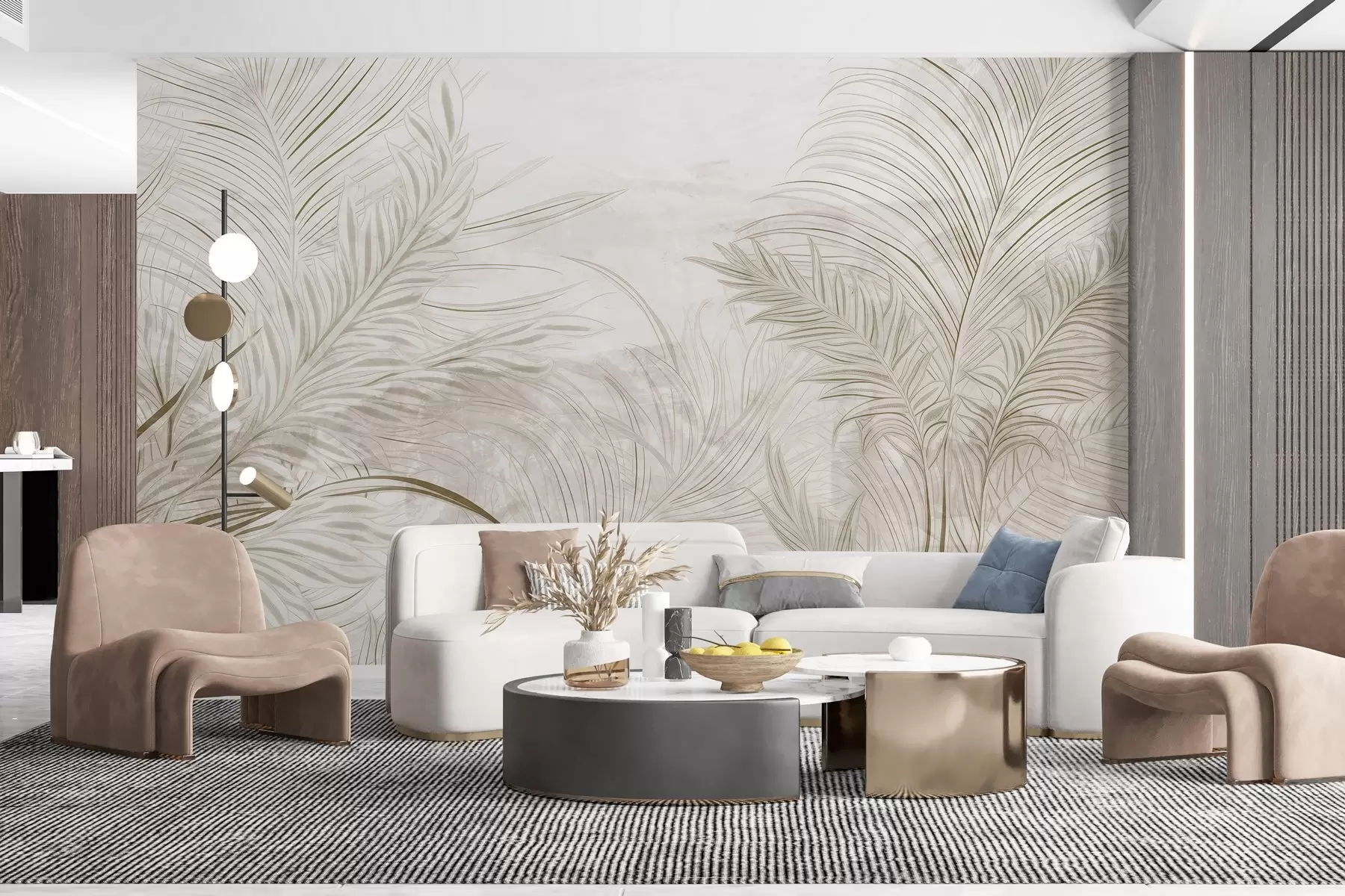 Fototapetes Stilīgas grunge lapas w03207