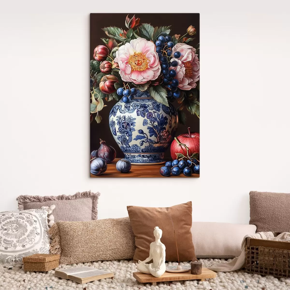 Glezna Puķu un augļu pušķis s42980