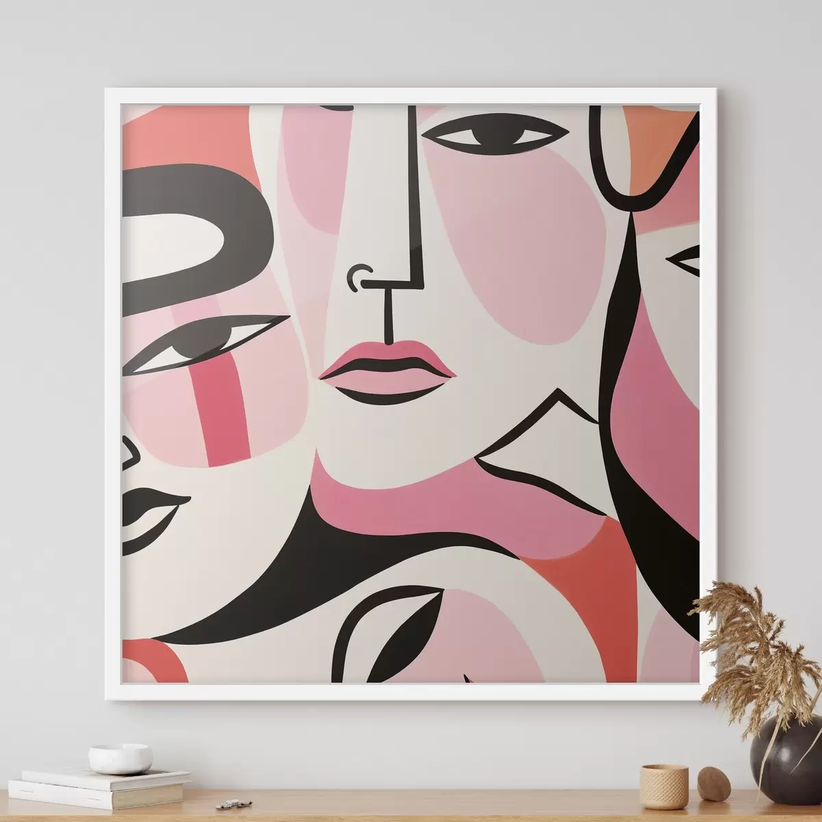 Plakāts Abstrakts, Cilvēki, Sejas f43031