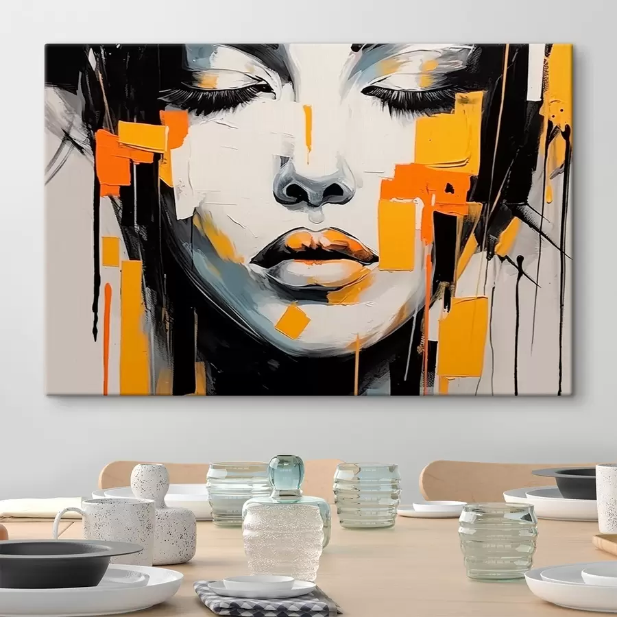 Glezna Abstraktais portrets s43019