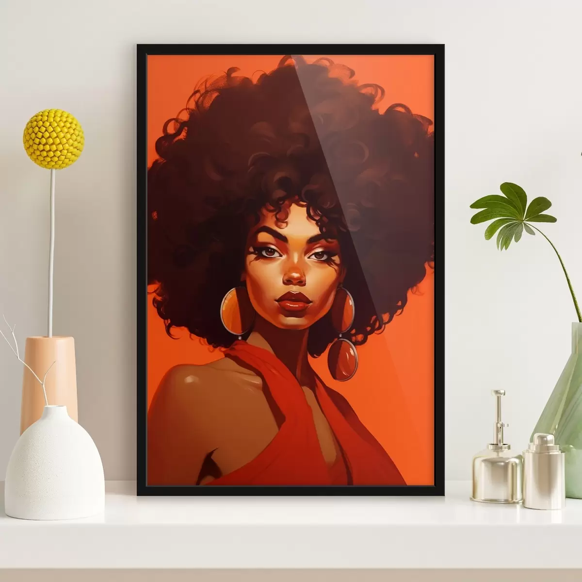 Plakāts Sievietes portrets f43005