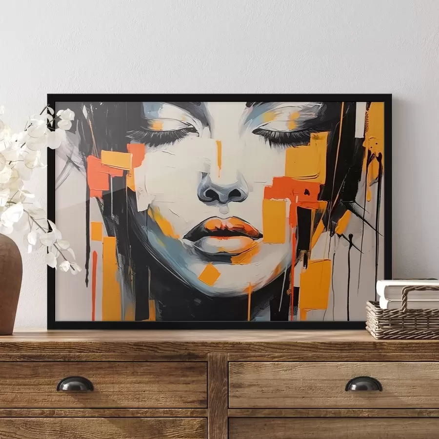 Fototapetes Abstraktais portrets f43019