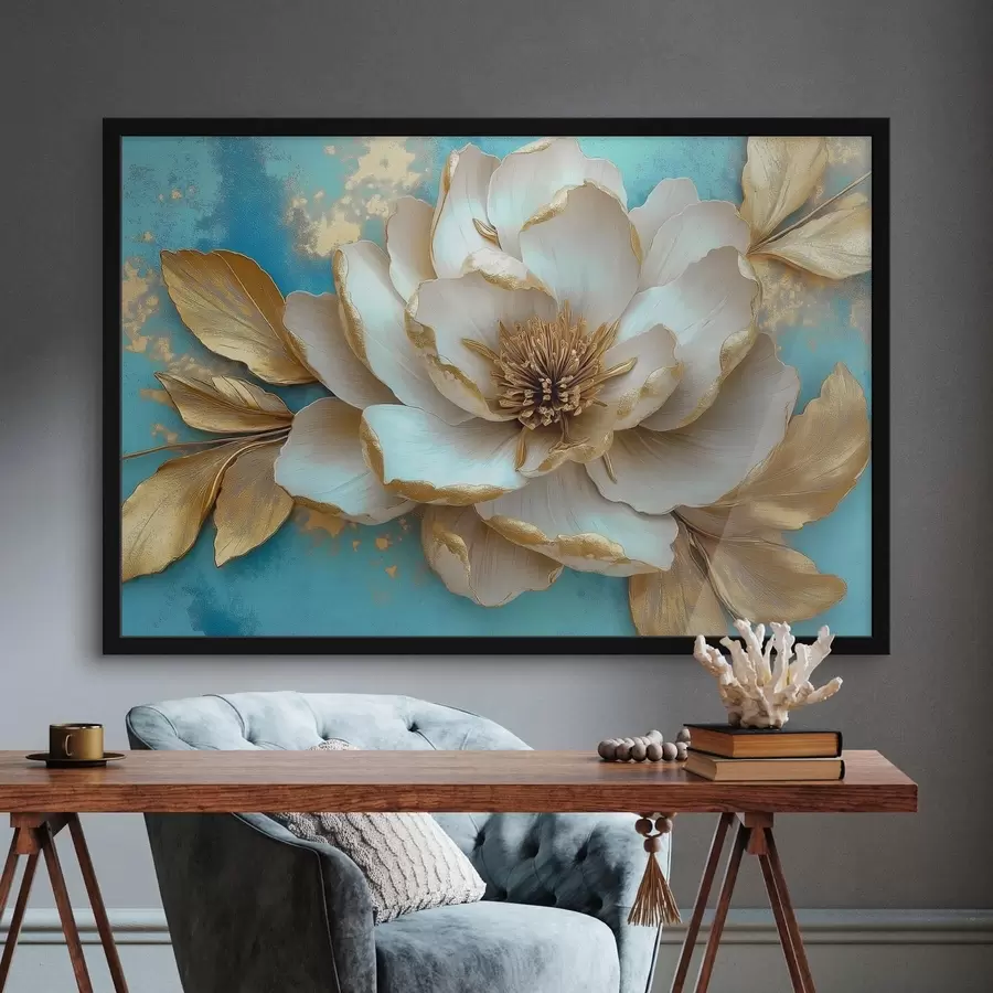 Fototapetes Liels zieds f43022