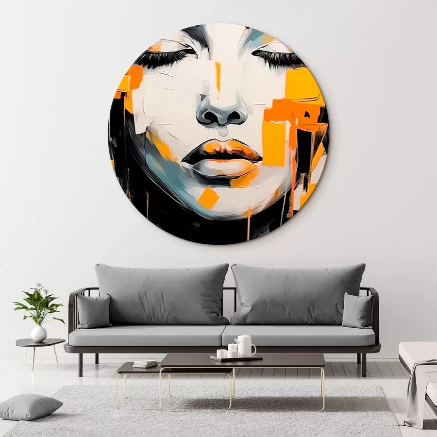 Glezna Abstraktais portrets r43019