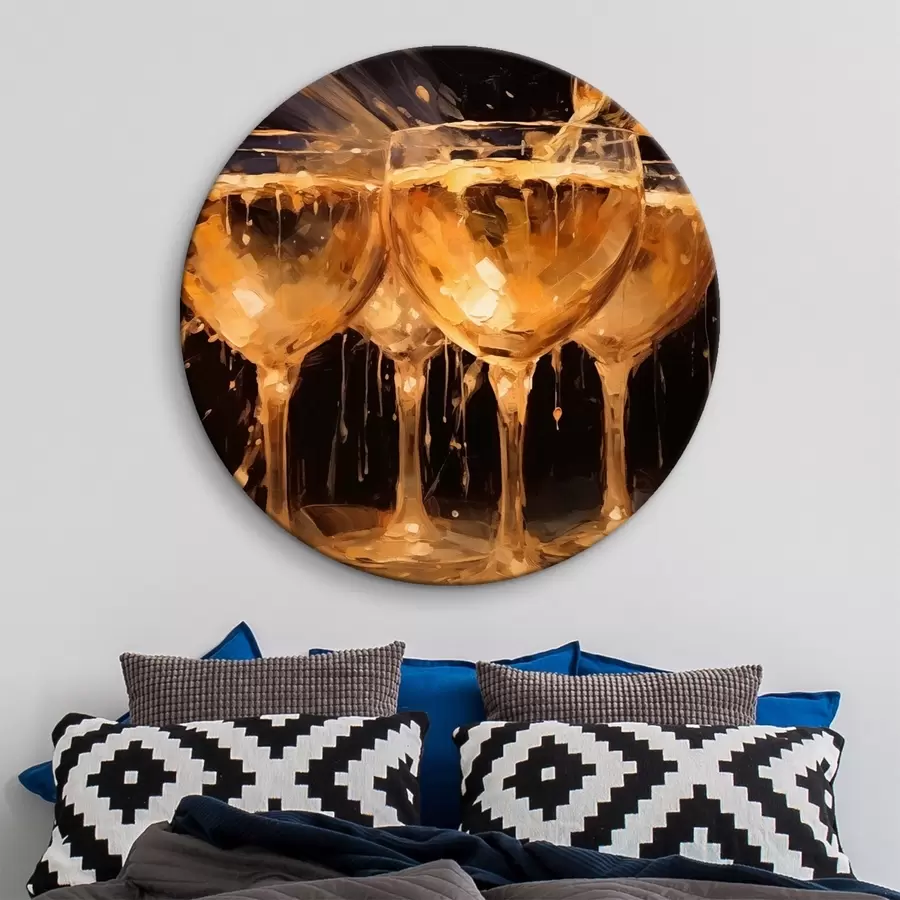 Glezna Šampanieša glāzes r43021