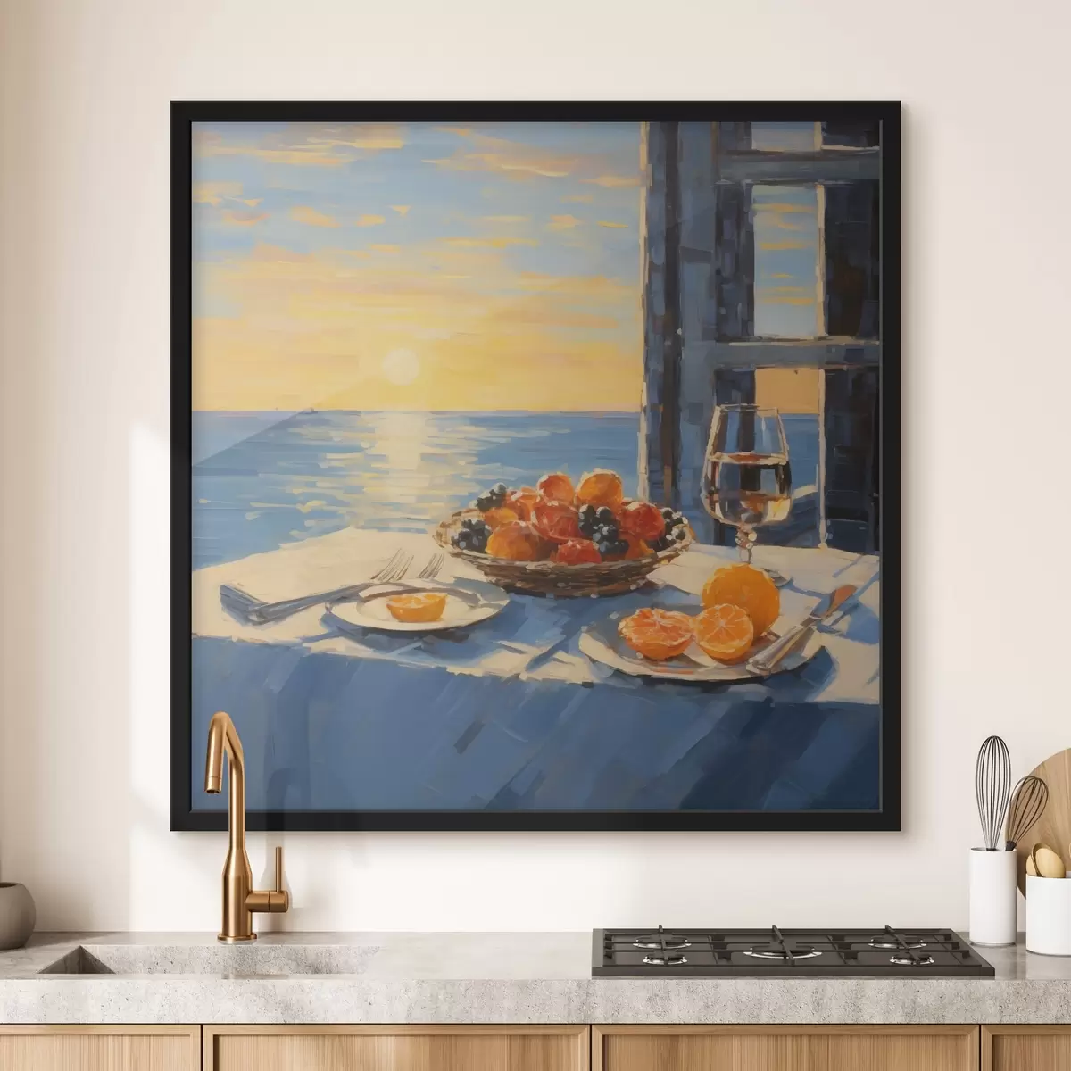 Plakāts Saullēkta aromāts f43141