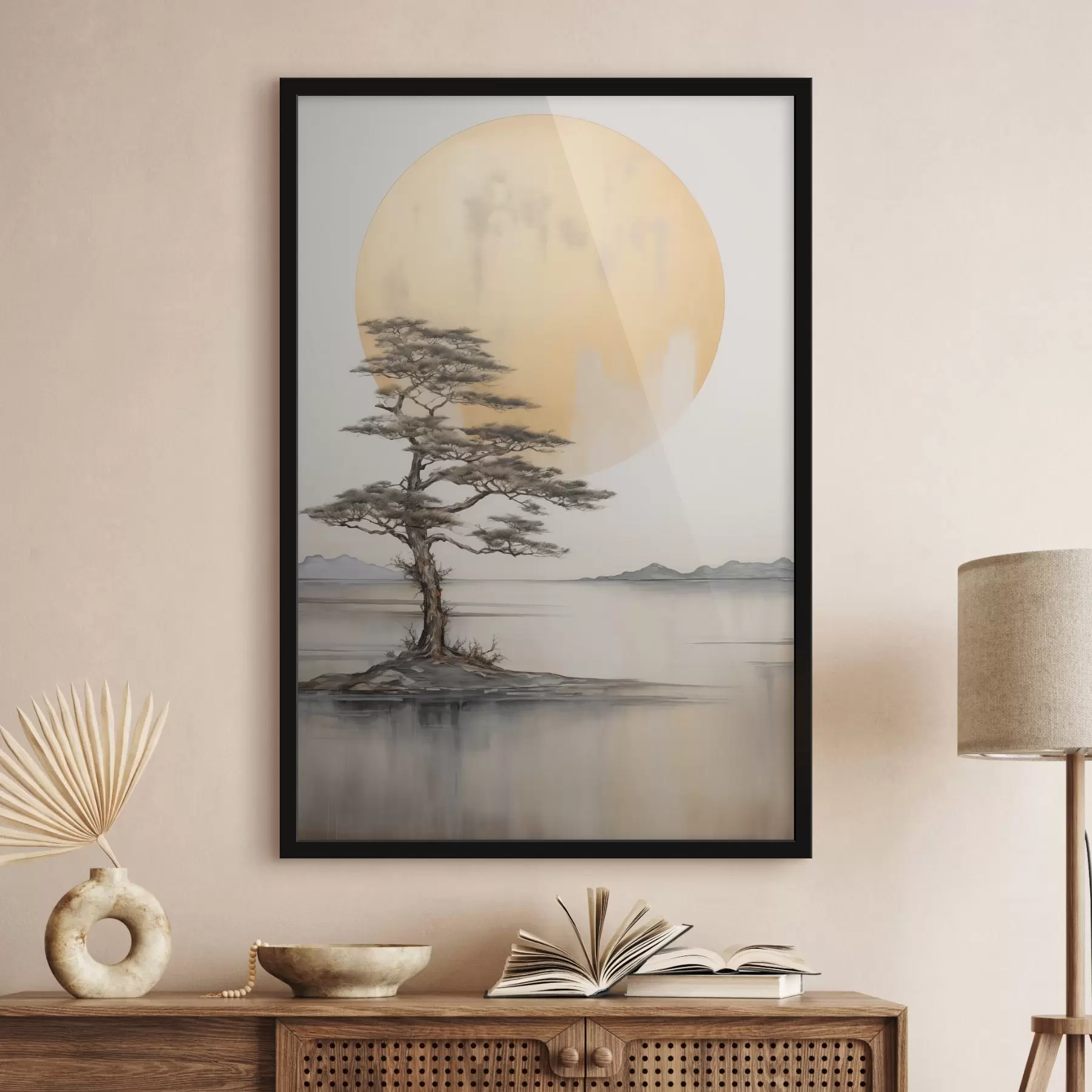 Fototapetes Klusums virs ūdens