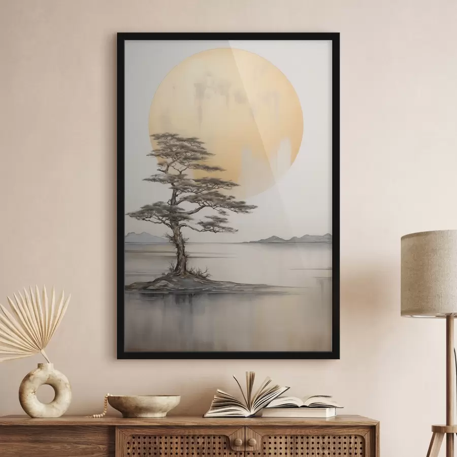 Fototapetes Klusums virs ūdens