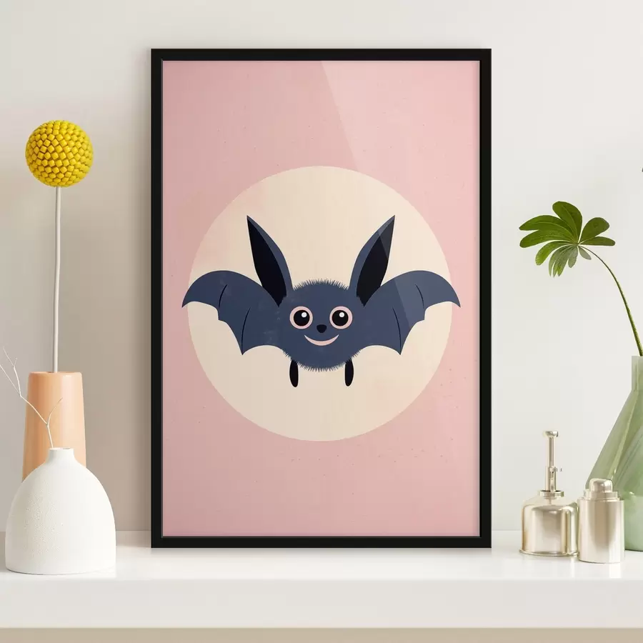 Fototapetes Mēness apspīdēts sikspārnis f43151