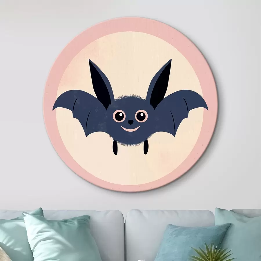 Glezna Mēness apspīdēts sikspārnis r43151