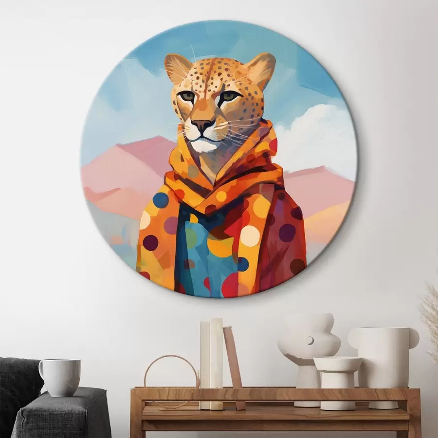 Glezna Stilīgs gepards r43152