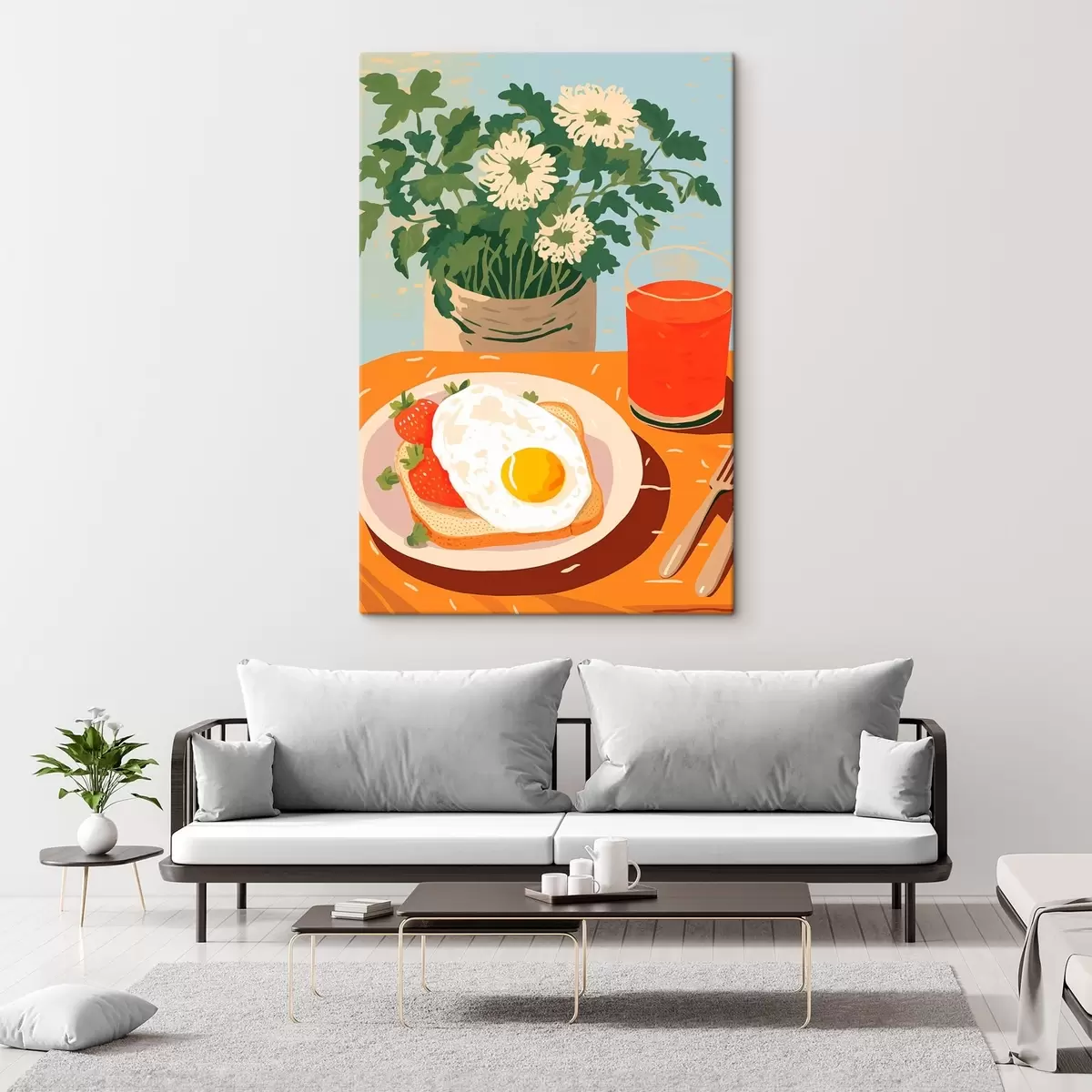 Glezna Kruasāni brokastīm s43140