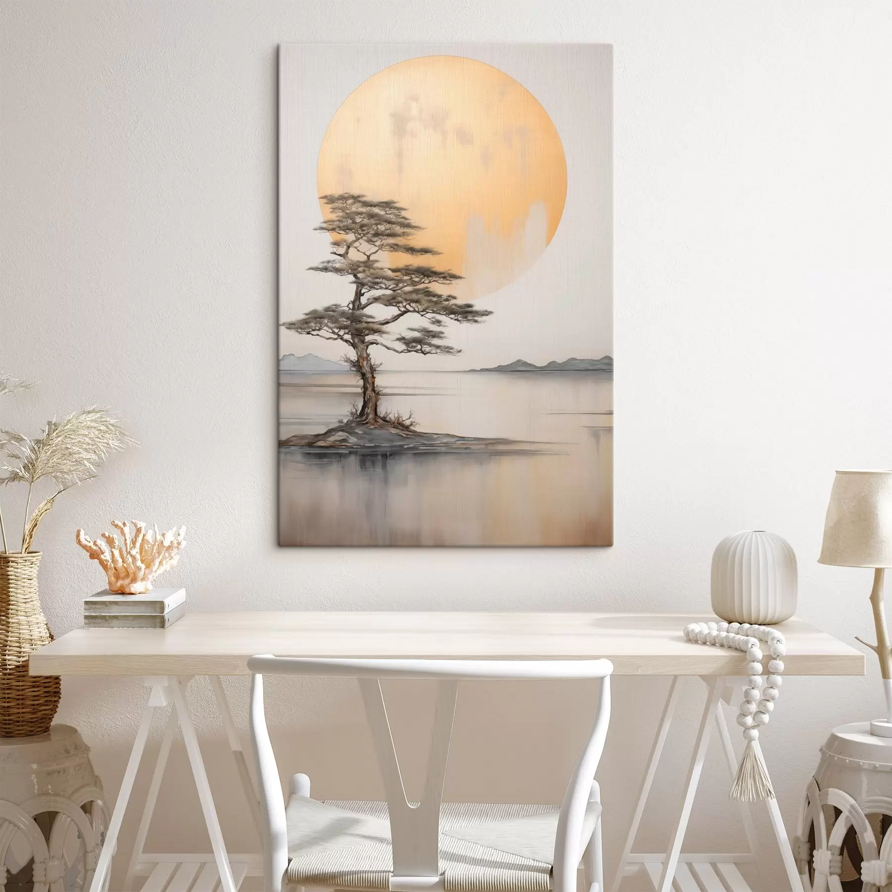 Fototapetes Klusums virs ūdens