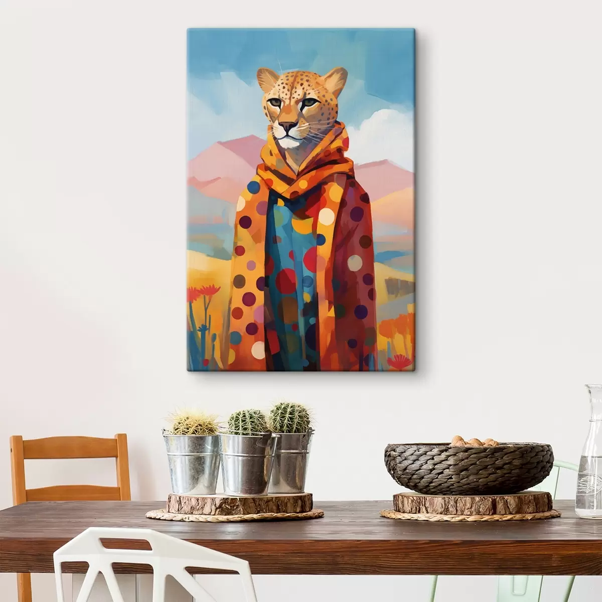 Glezna Stilīgs gepards s43152