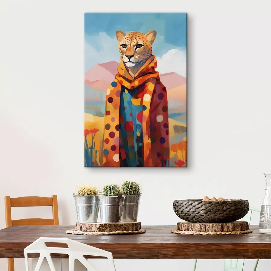 Glezna Stilīgs gepards s43152