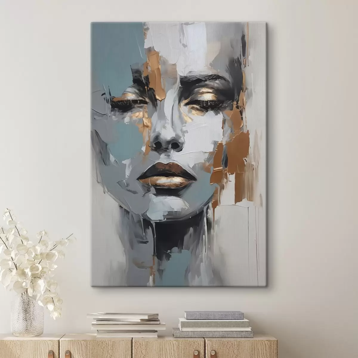 Glezna Abstraktais portrets s43197