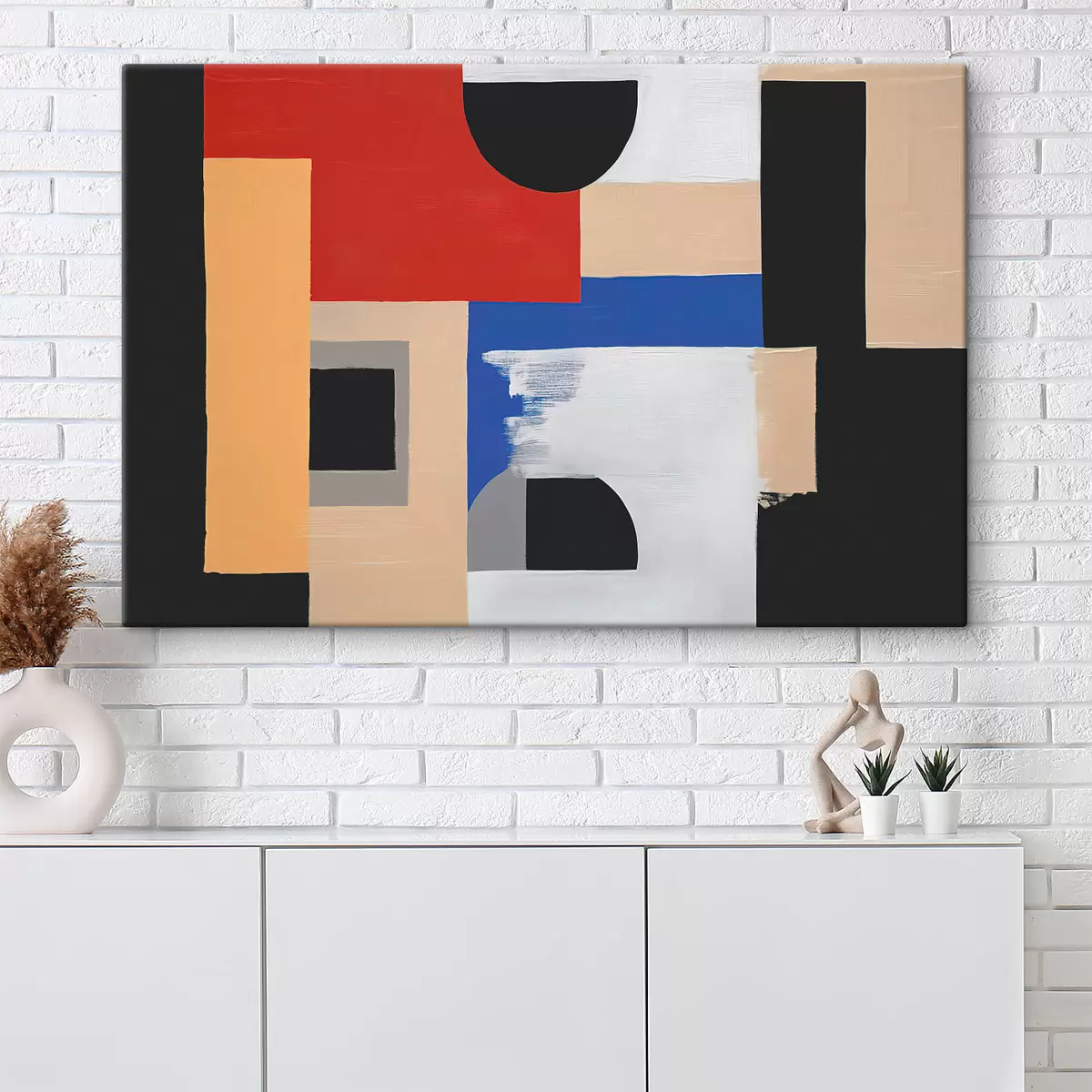 Glezna Ģeometriskā abstrakcija s42993