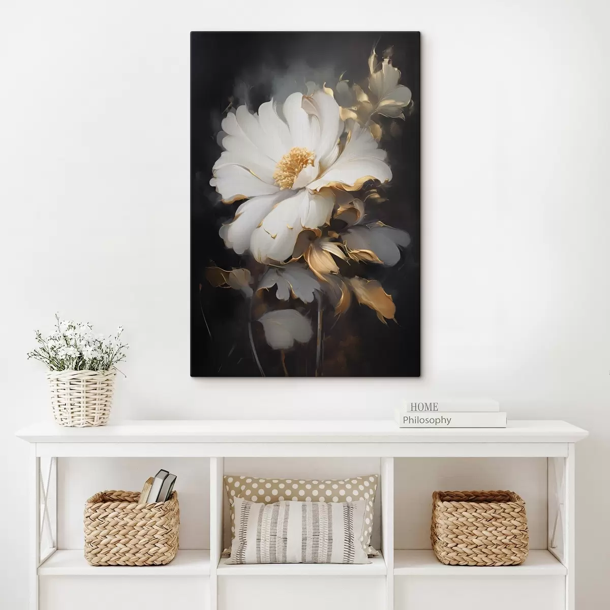 Glezna Liels gaismas zieds s43208