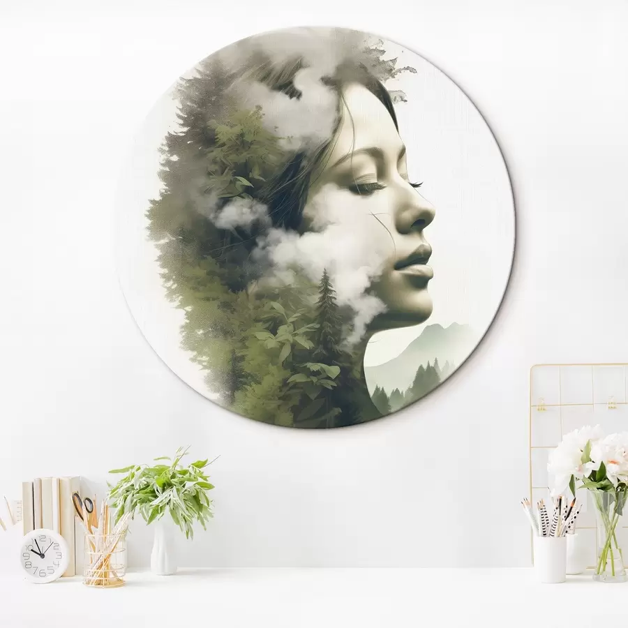 Glezna Cilvēki, meitene, daba, abstrakts skats r43206