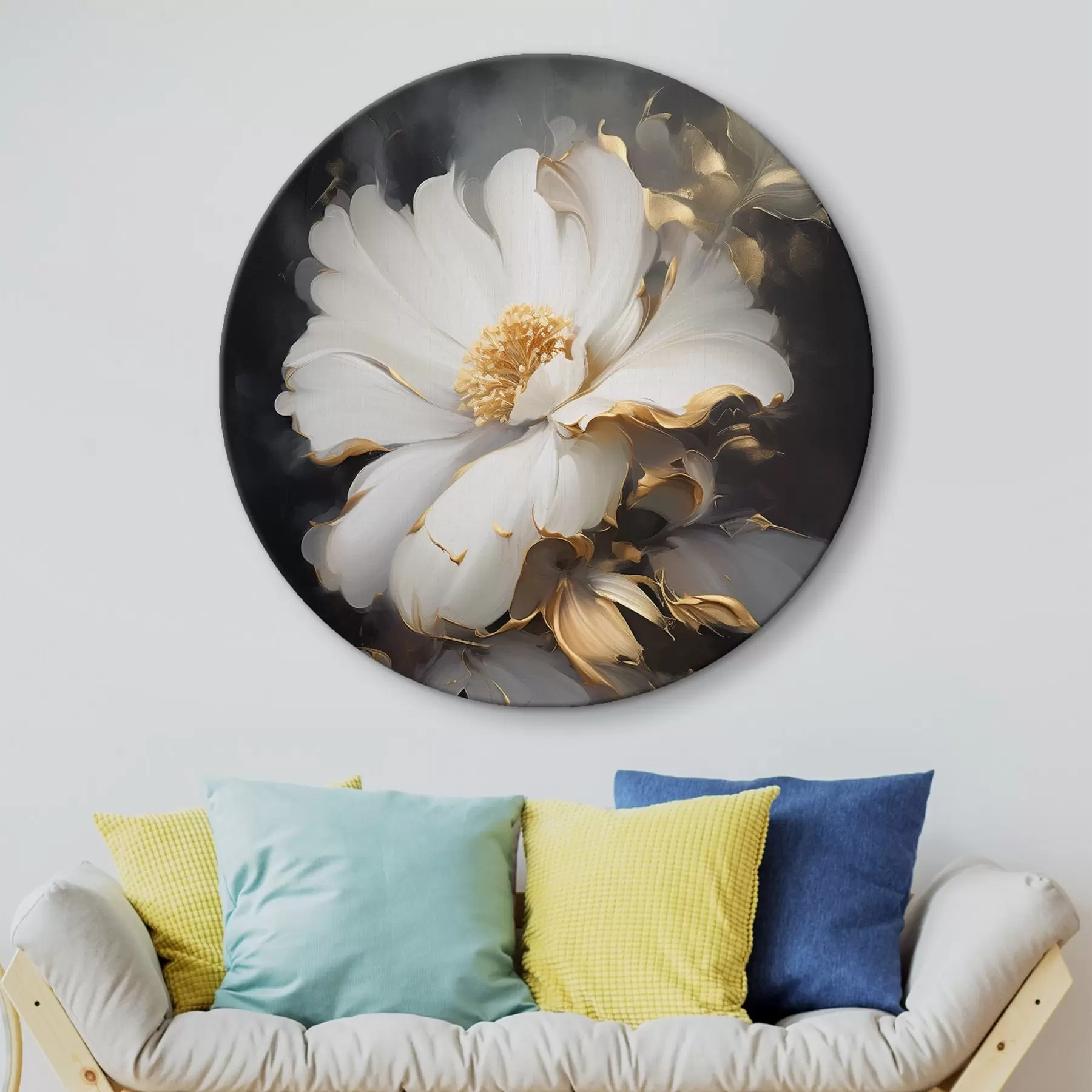 Glezna Liels gaismas zieds r43208