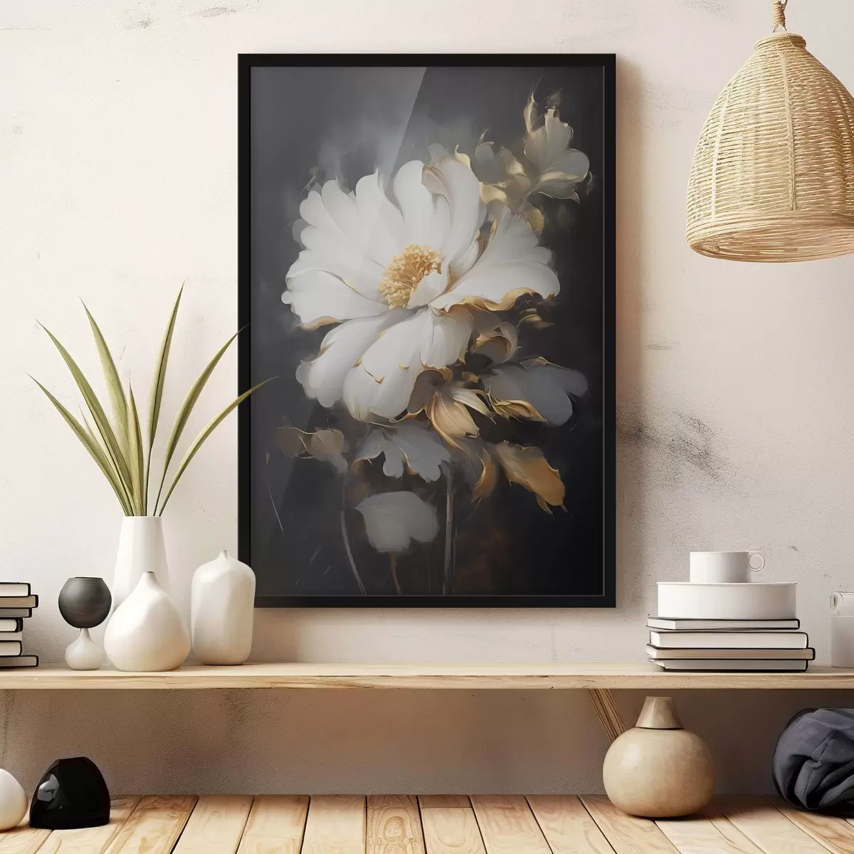 Plakāts Liels gaismas zieds f43208