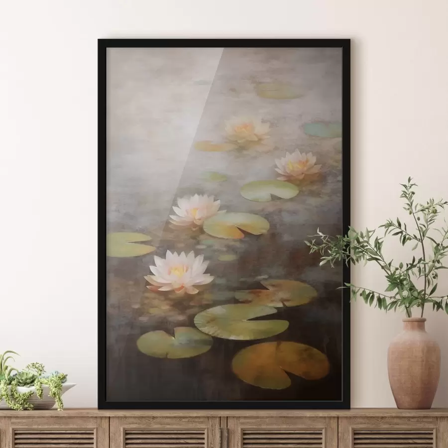 Fototapetes Ūdens lilijas f43045