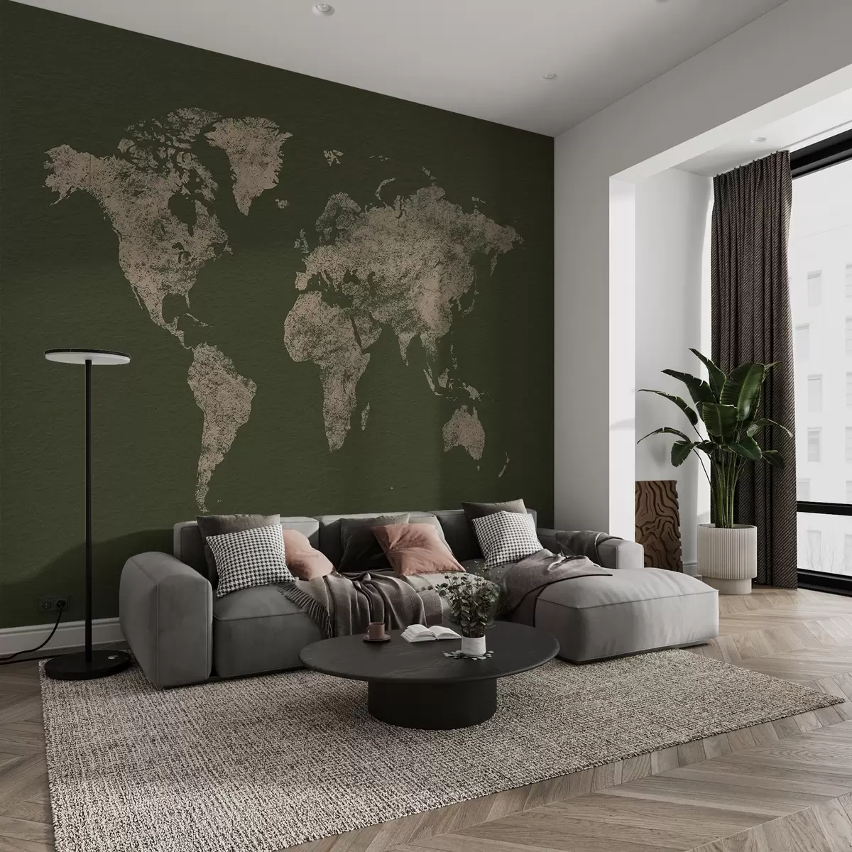 Fototapetes Pasaules tekstūru karte w03312v4