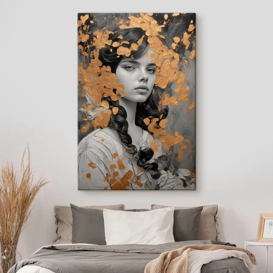 Glezna Meitenes portrets ar zīmuli s43098