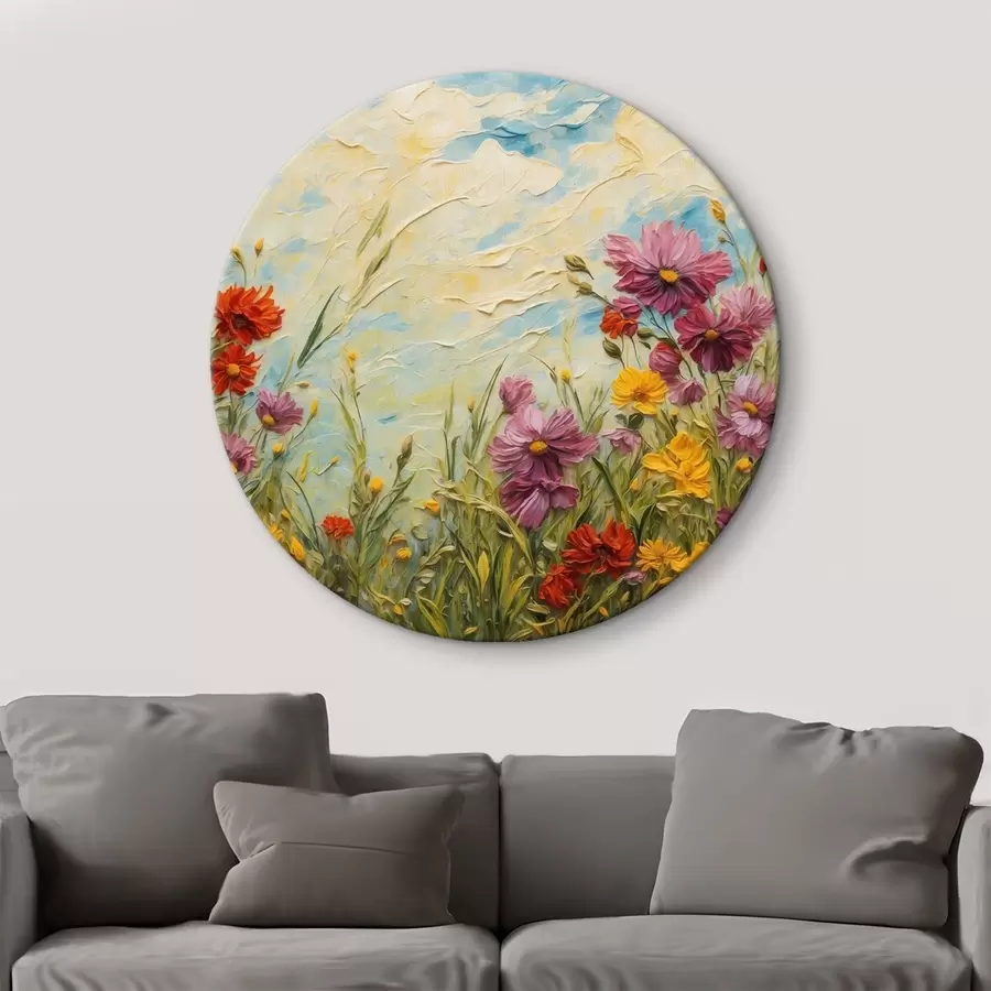 Fototapetes Ziedu lauks eļļas gleznošanas stilā r43102