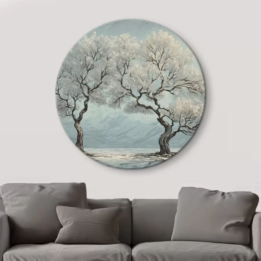 Glezna Balti koki akrila glezniecības stilā r43112