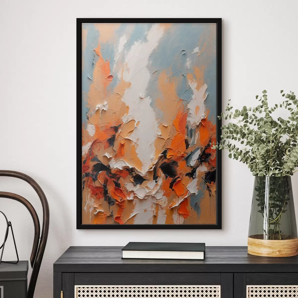 Plakāts Abstraktā stilā eļļas glezna f43088
