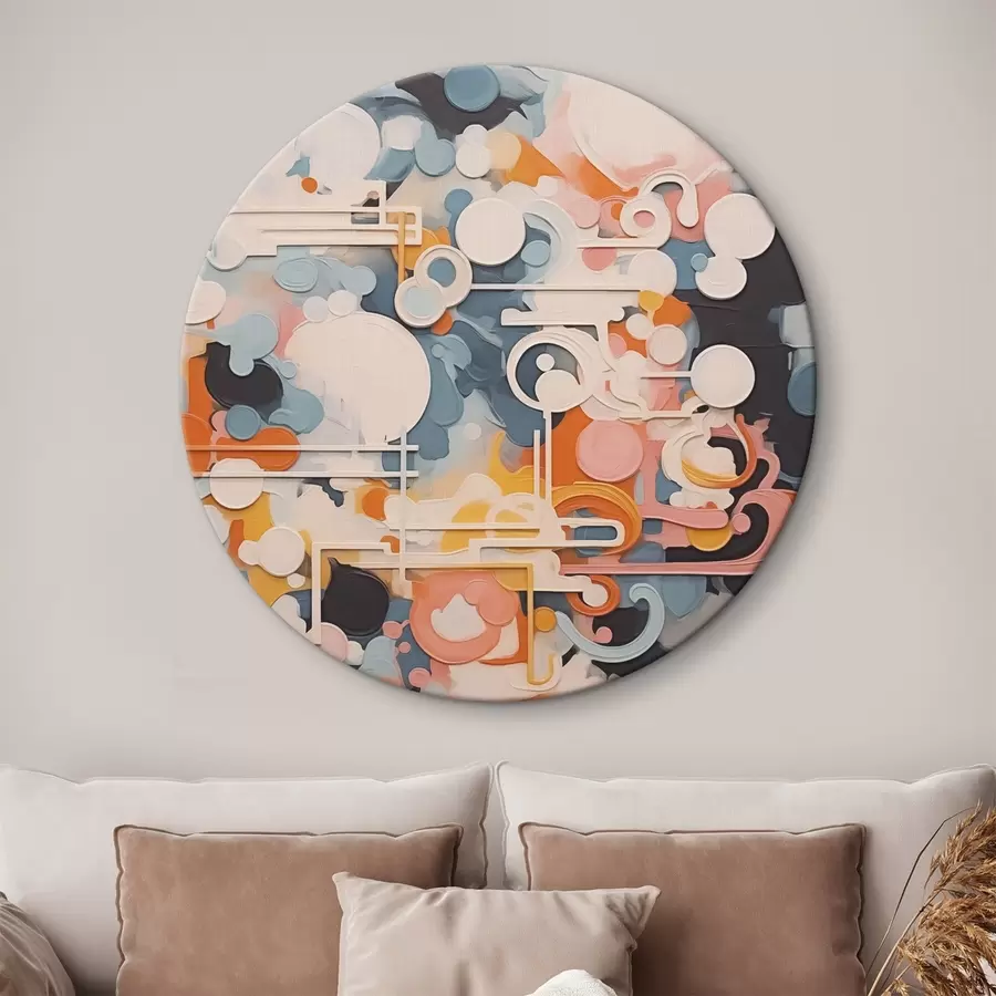 Glezna Glezniecības abstrakcijas imitācija r43227