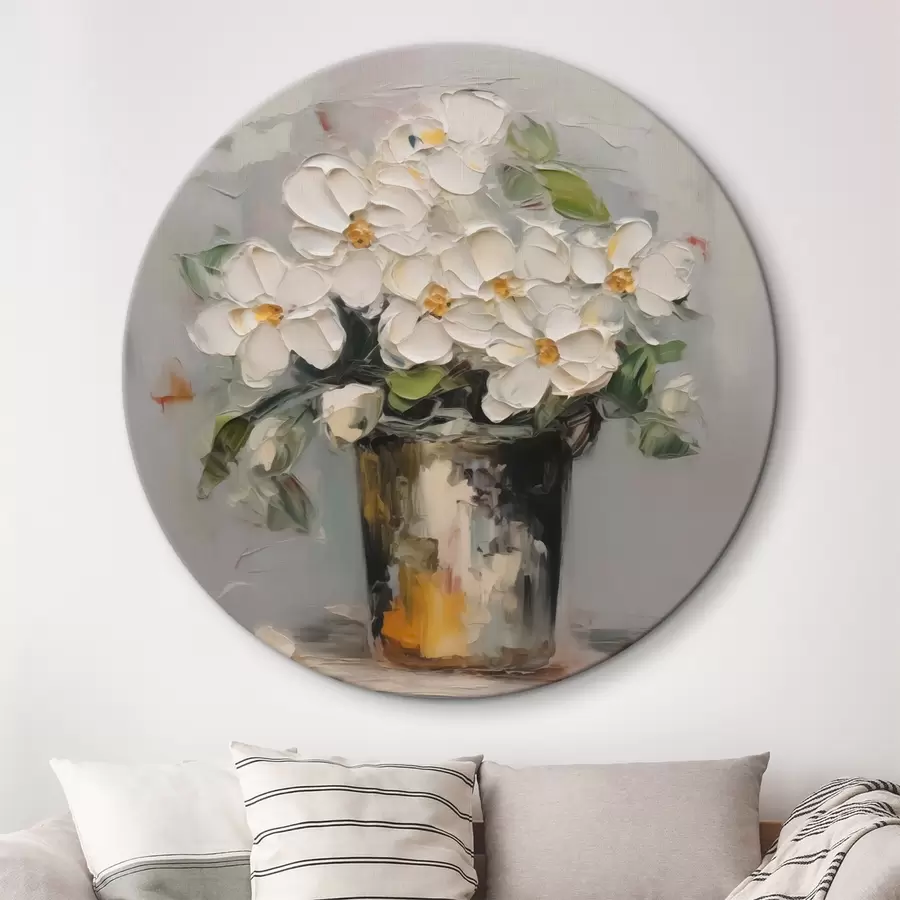 Glezna Ziedi spainī glezniecības imitācija r43228