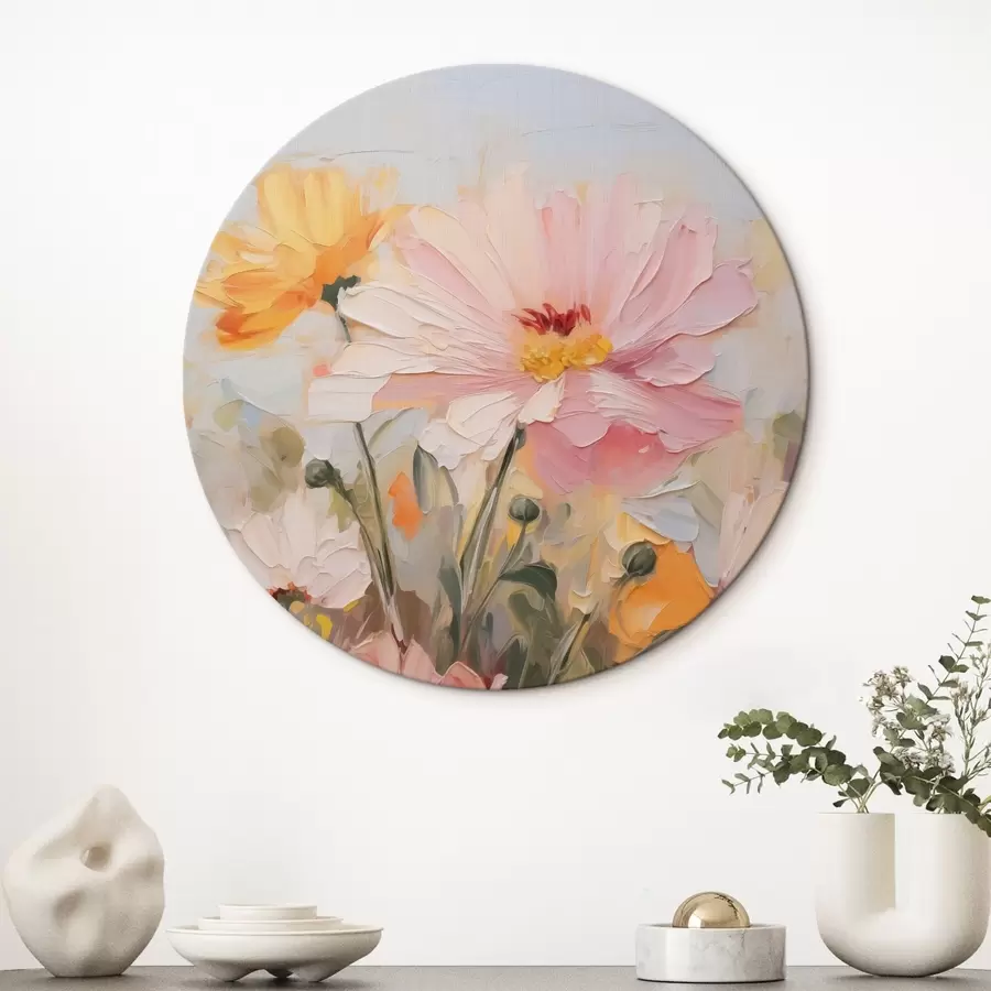 Glezna Spilgtas abstraktas puķes r43232