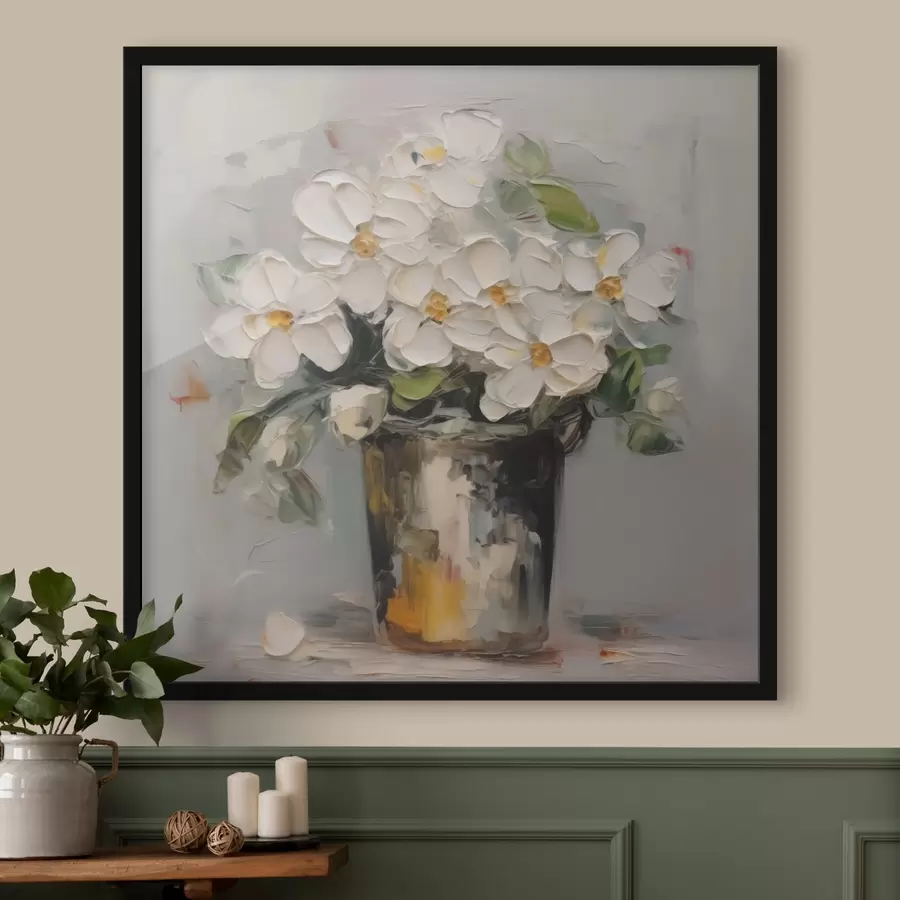 Fototapetes Ziedi spainī glezniecības imitācija f43228