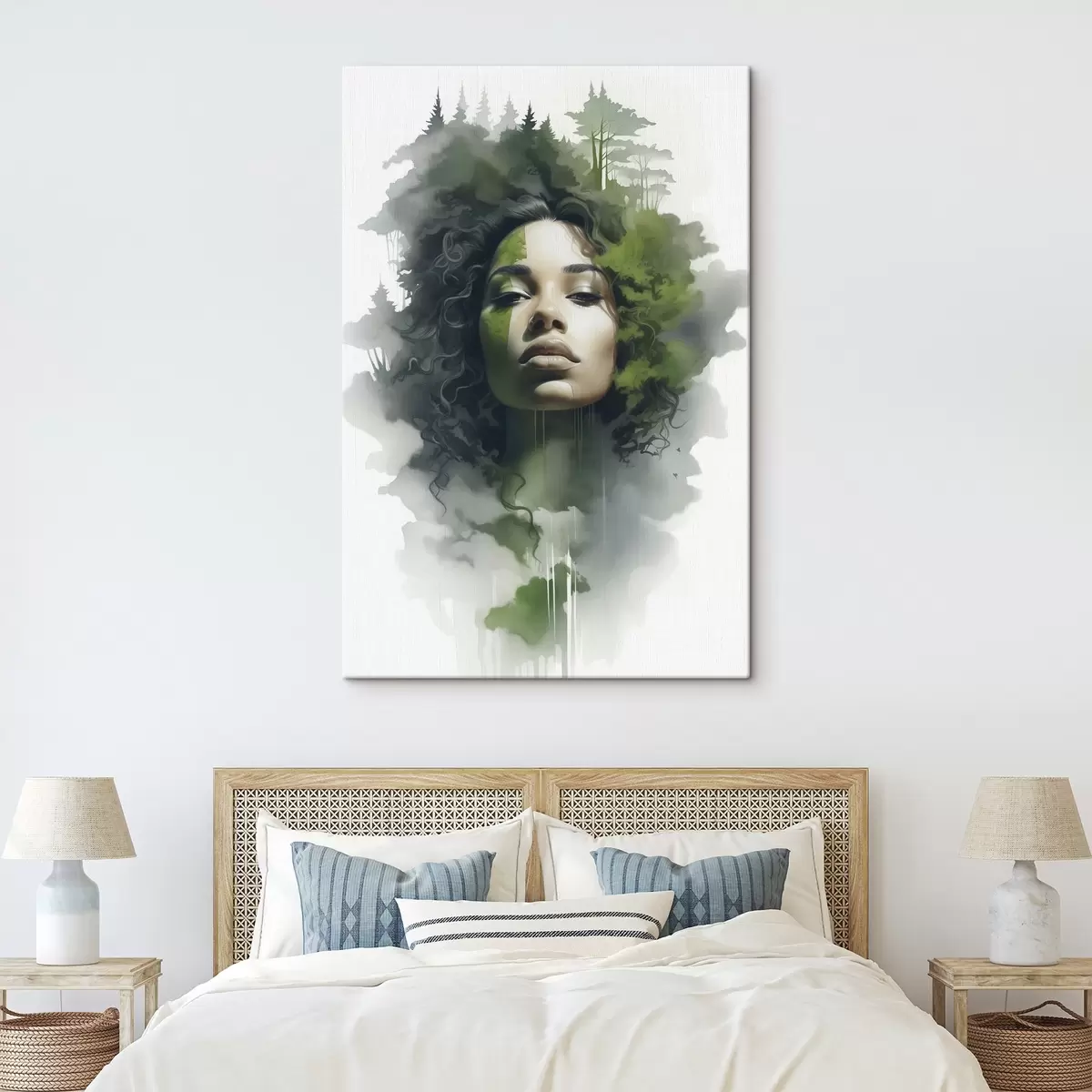 Glezna Cilvēki, abstrakts meža attēls s43260