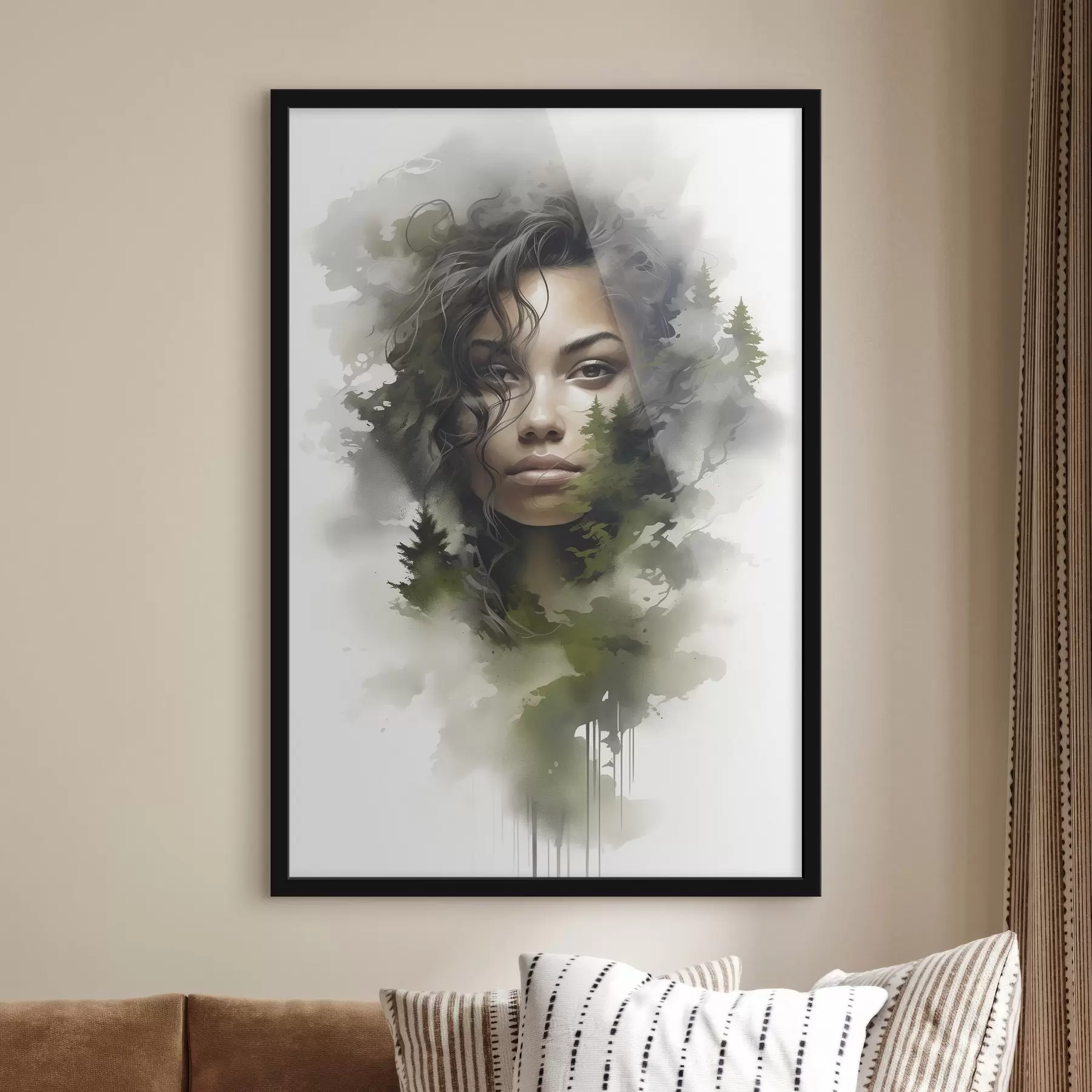 Fototapetes Cilvēki, abstrakts meža attēls f43259