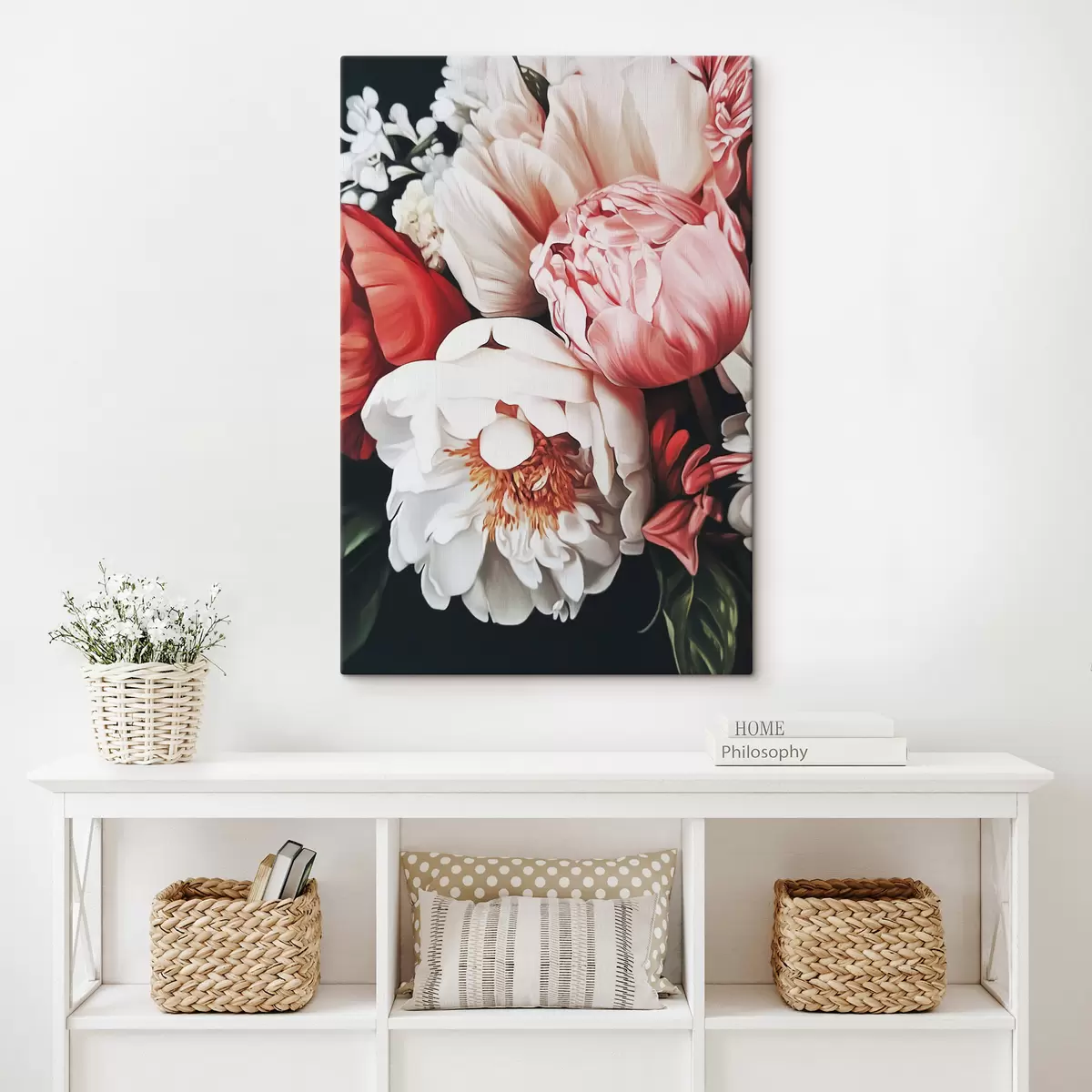 Glezna Smalki ziedi s43291