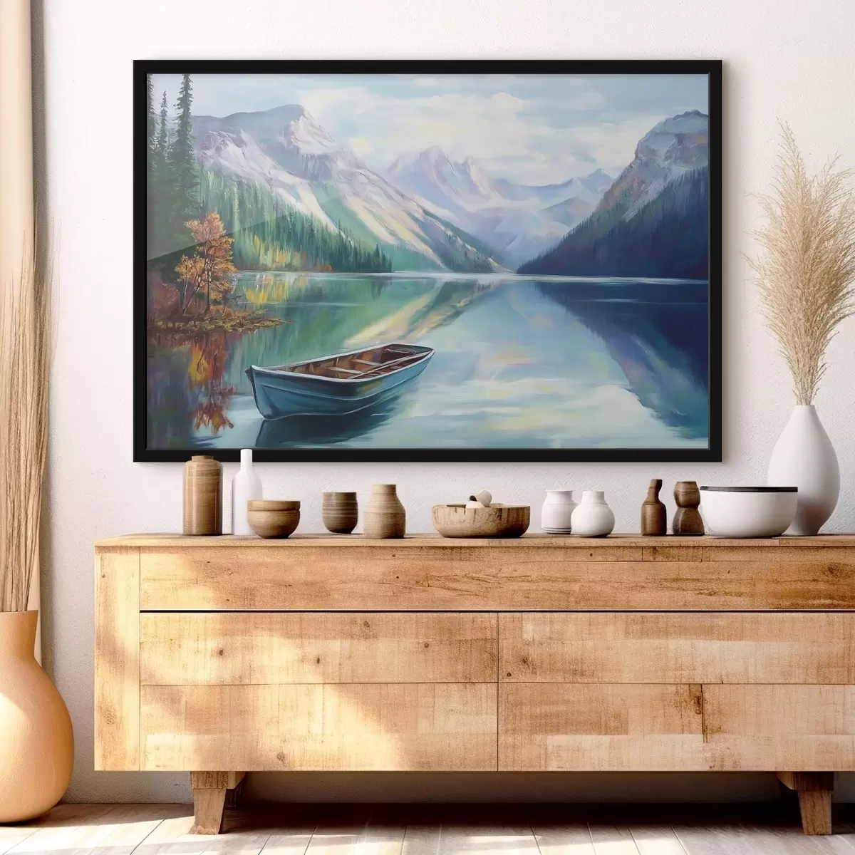 Plakāts Skaists ezers kalnos f43289